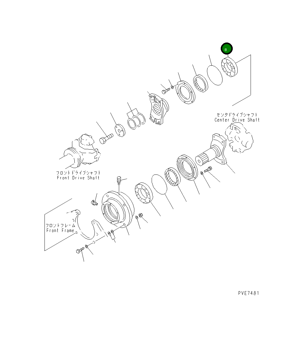 Подшипник 427-20-15720 Komatsu