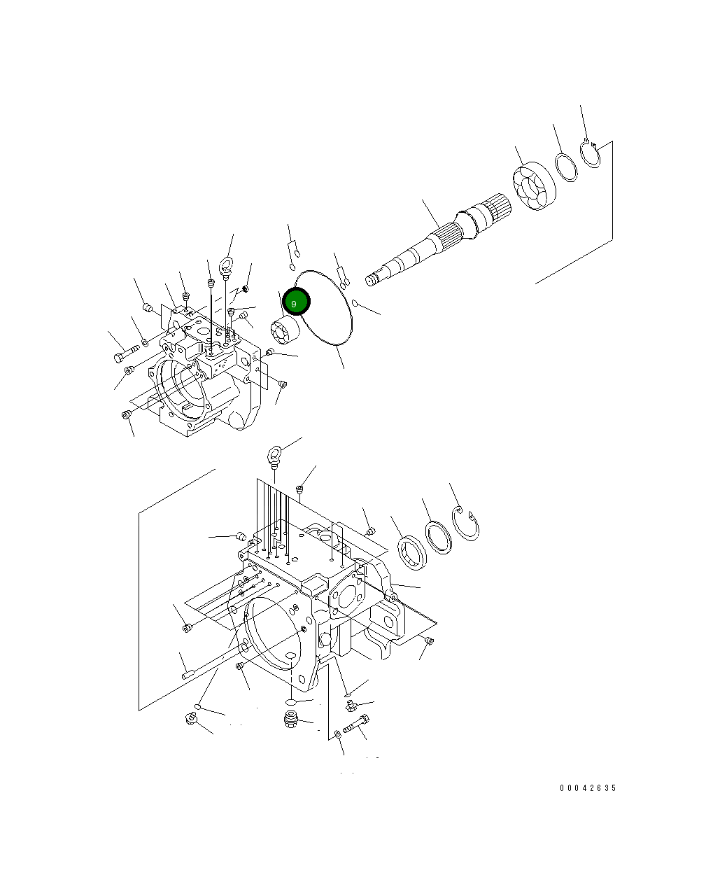 Подшипник 708-2H-12430 Komatsu