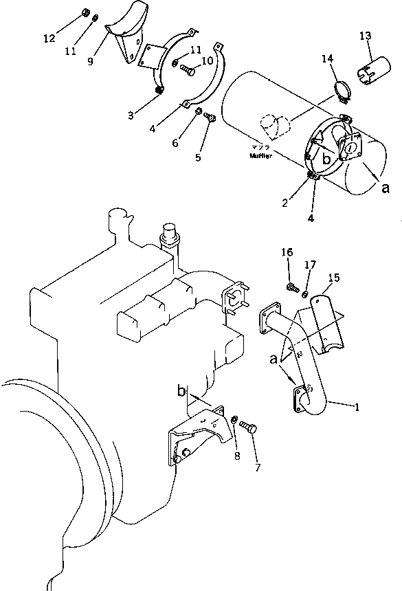 Крышка 362-01-25160 Komatsu