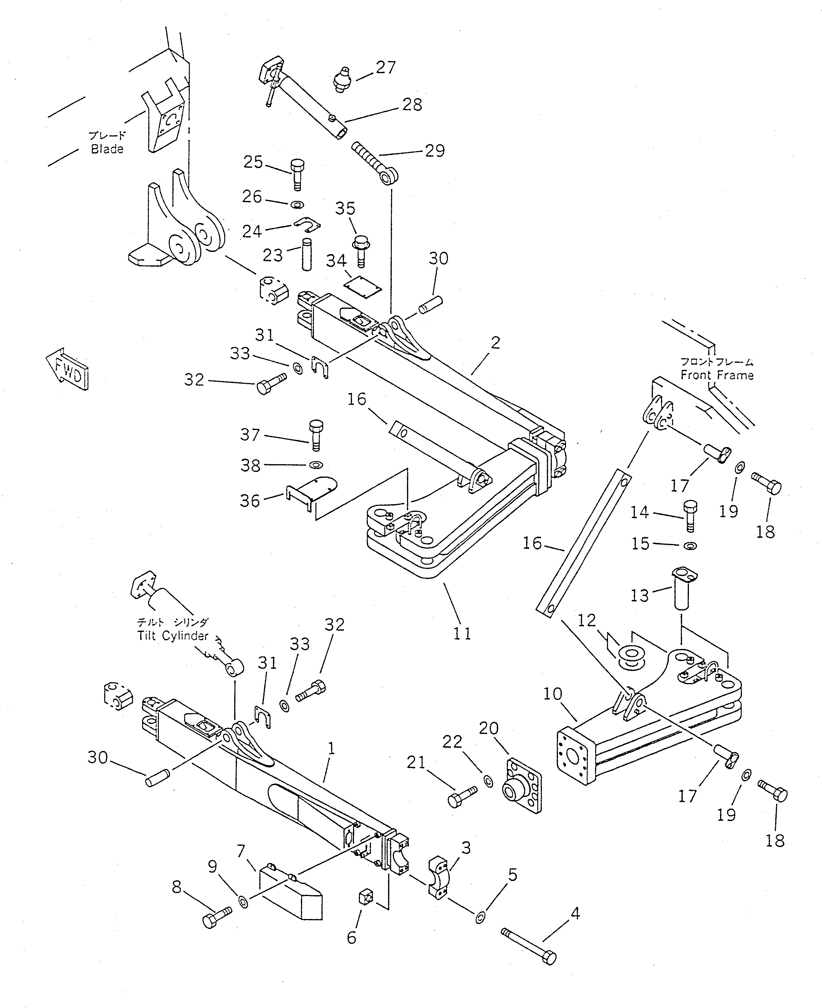 Крышка 41L-70-15210 Komatsu