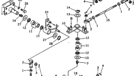 Рычаг 198-61-13250 Komatsu
