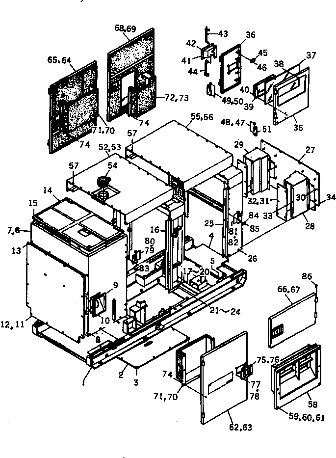 Крышка DYB6443-00404 Komatsu