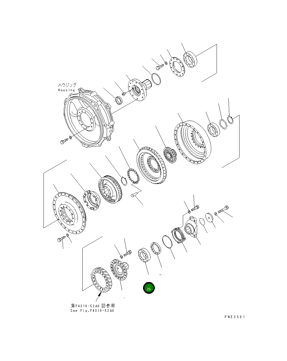 Подшипник 06032-00215 Komatsu
