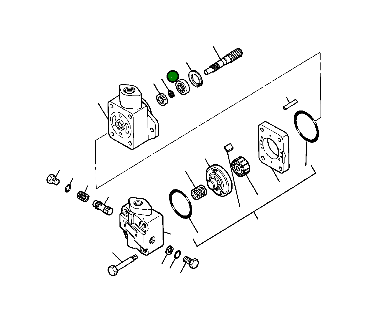 Подшипник 121 740 Komatsu