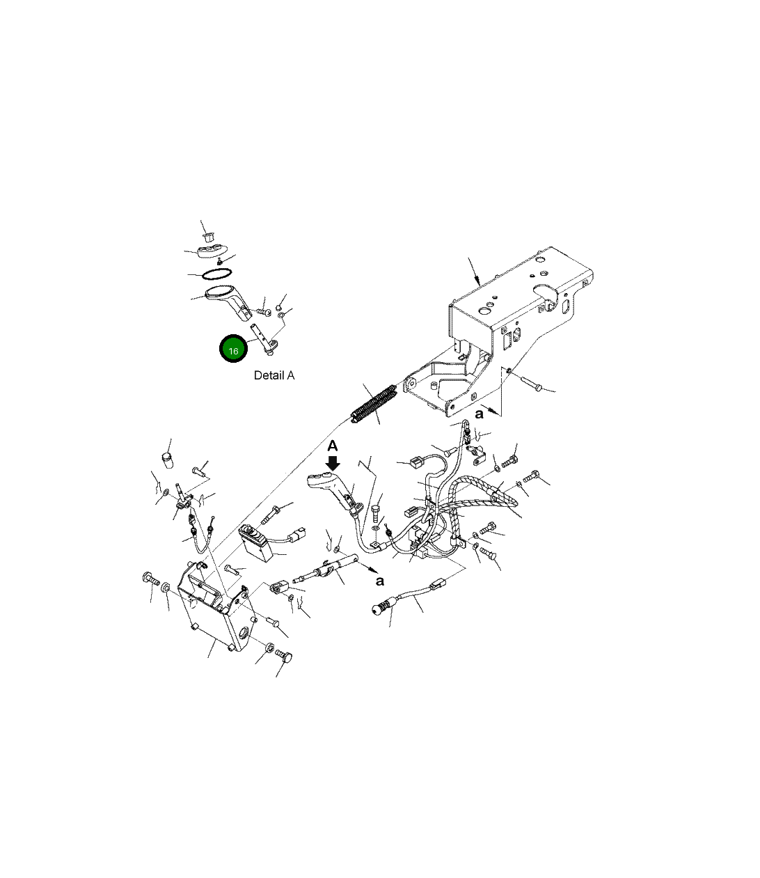 Рычаг 421-S33-4231 Komatsu