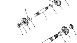 Вал 385-10352071 Komatsu