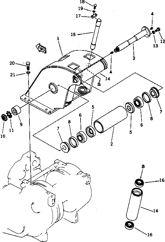 Подшипник 06002-32311 Komatsu
