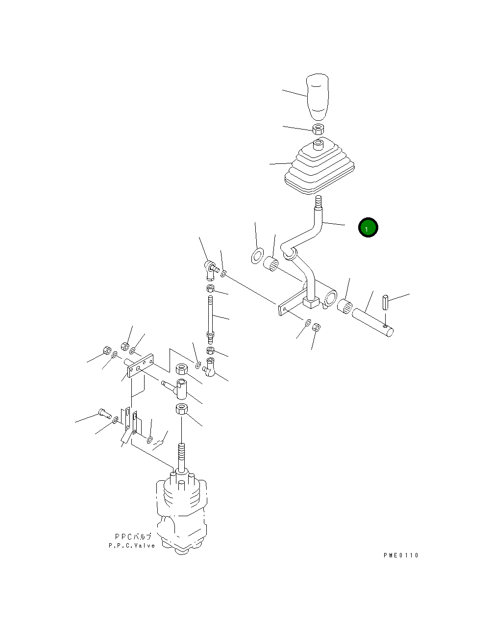 Рычаг 419-V89-2110 Komatsu