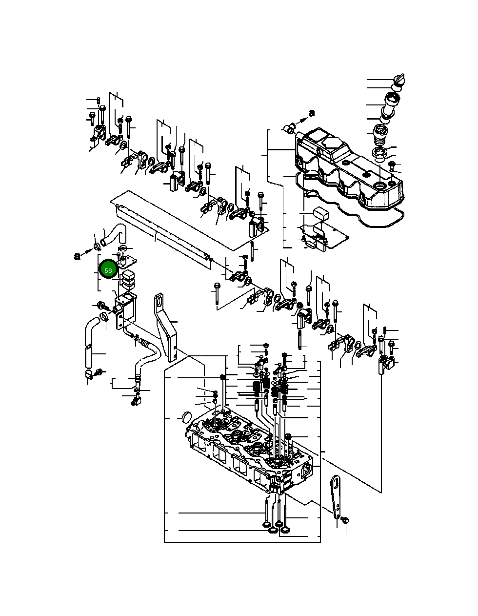 Крышка YM129908-03240 Komatsu