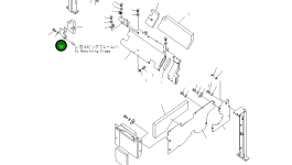 Крышка 21M-54-23780 Komatsu