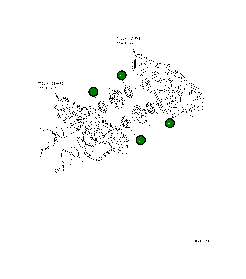 Подшипник 06333-00218 Komatsu