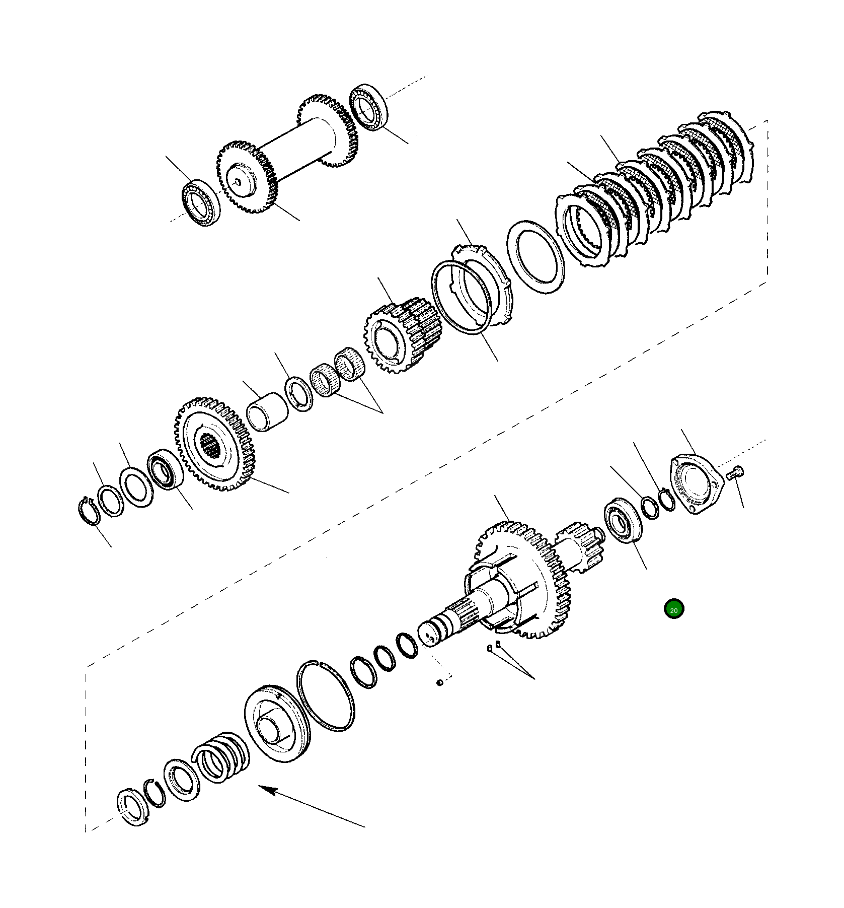 Подшипник CA0026188 Komatsu