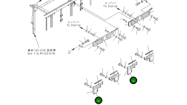 Крышка 21T-54-67540  Komatsu