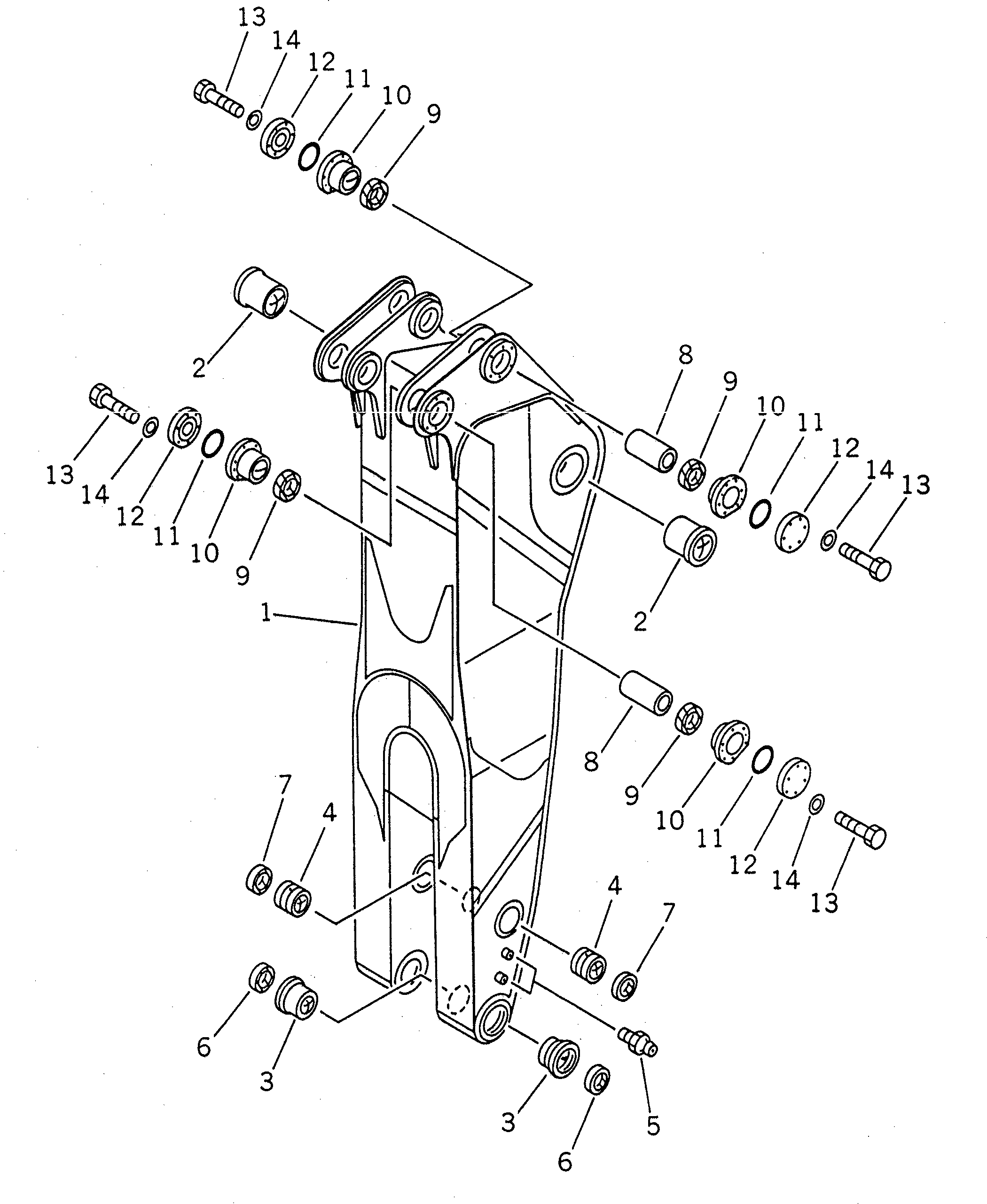 Крышка 21T-72-15190 Komatsu