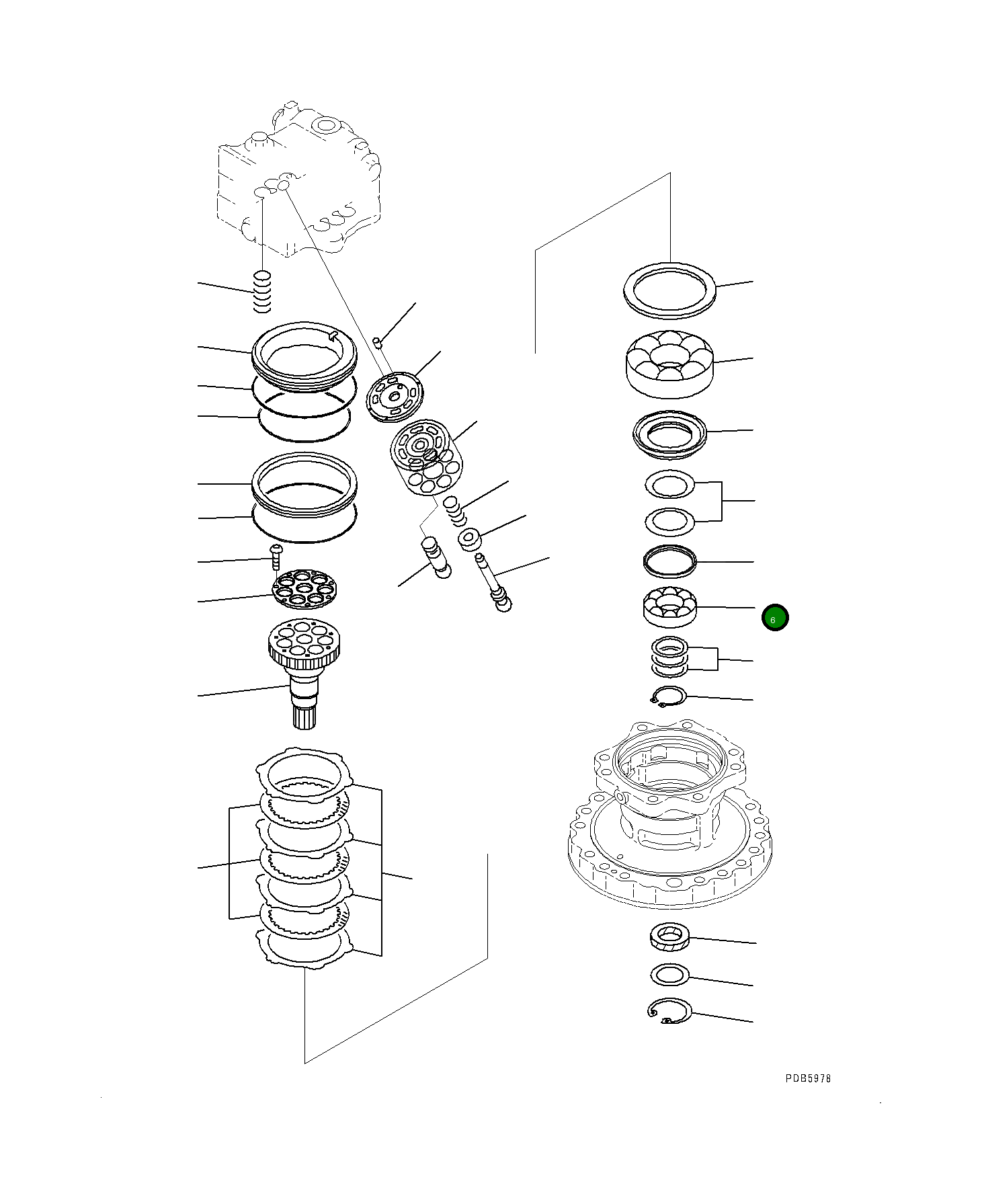 Подшипник 706-76-40890 Komatsu