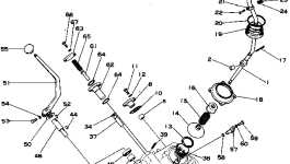 Рычаг, 4TH 130-14-42251 Komatsu