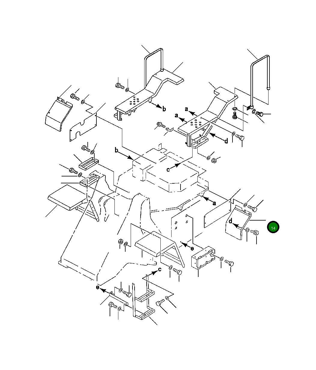 Крышка, LH 416-54-A1620 Komatsu