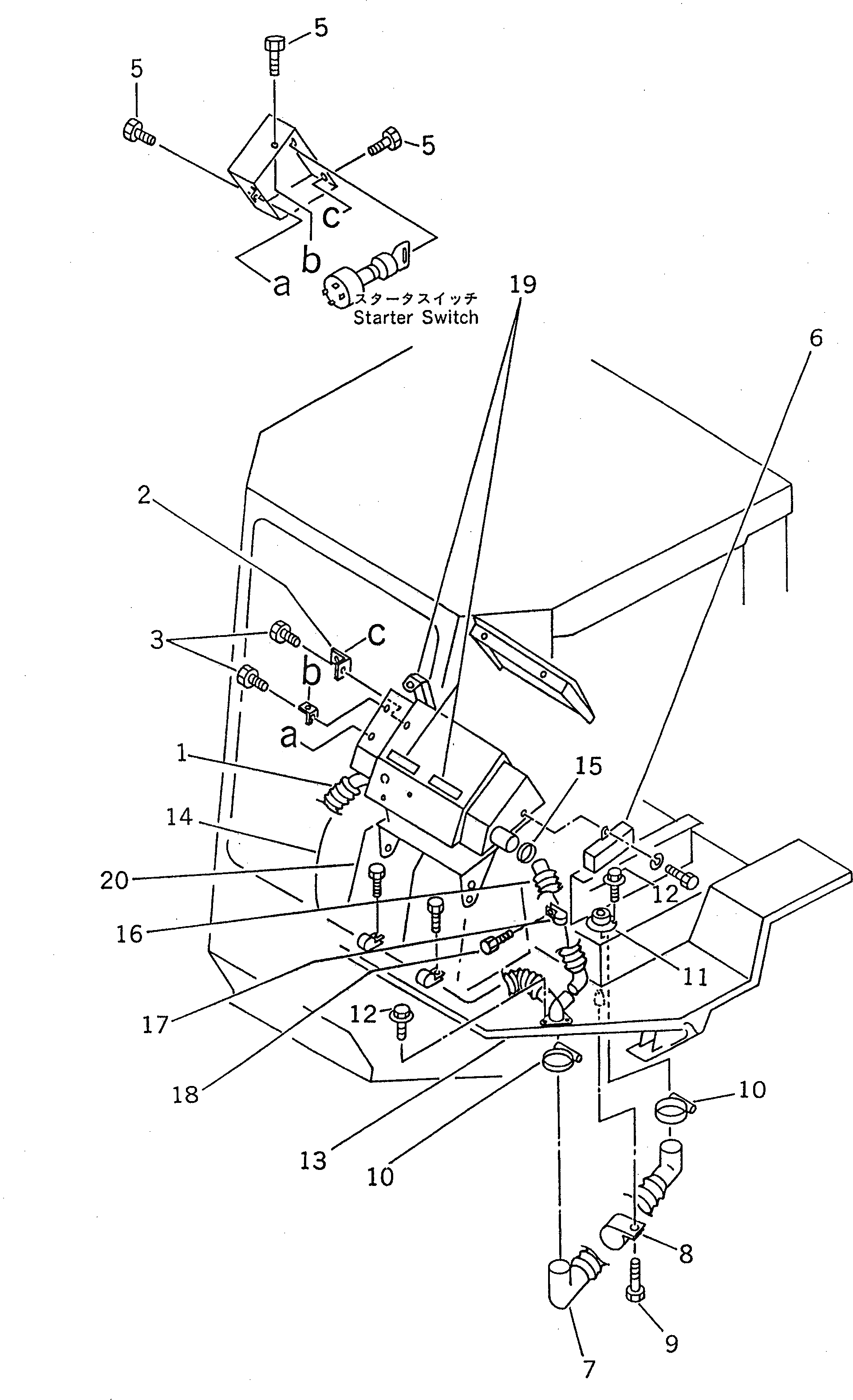 Крышка 417-963-1960  Komatsu