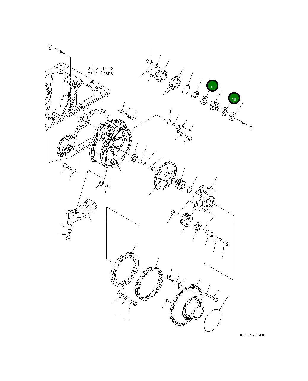Подшипник 423-22-32870 Komatsu