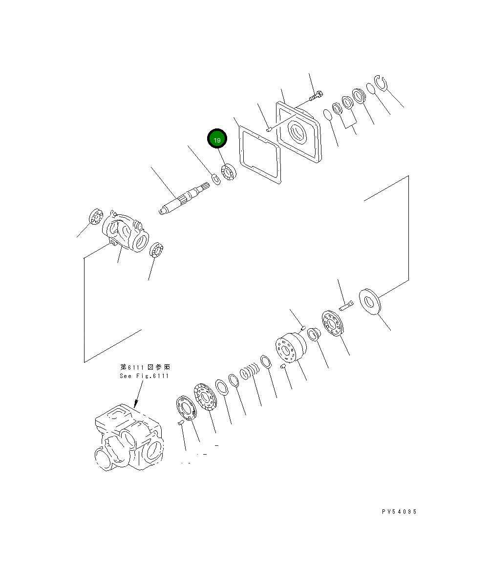 Подшипник 262-61-22520 Komatsu