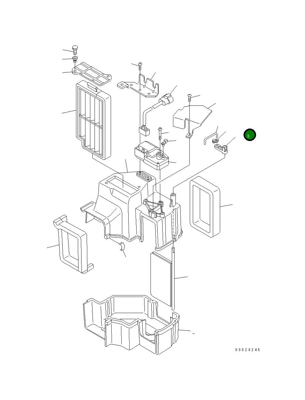 Рычаг DK534470-9500 Komatsu