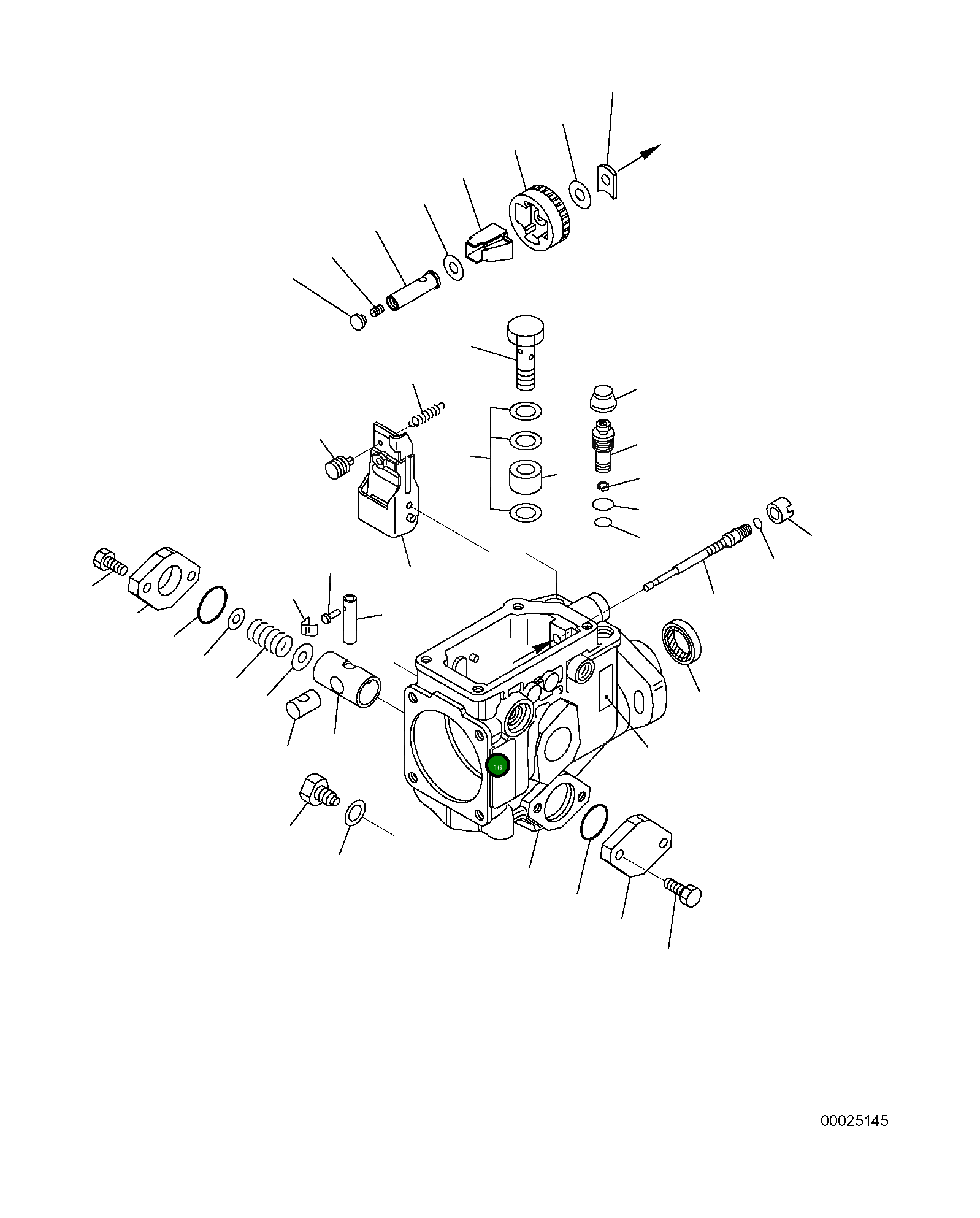 Рычаг DK146891-1220 Komatsu