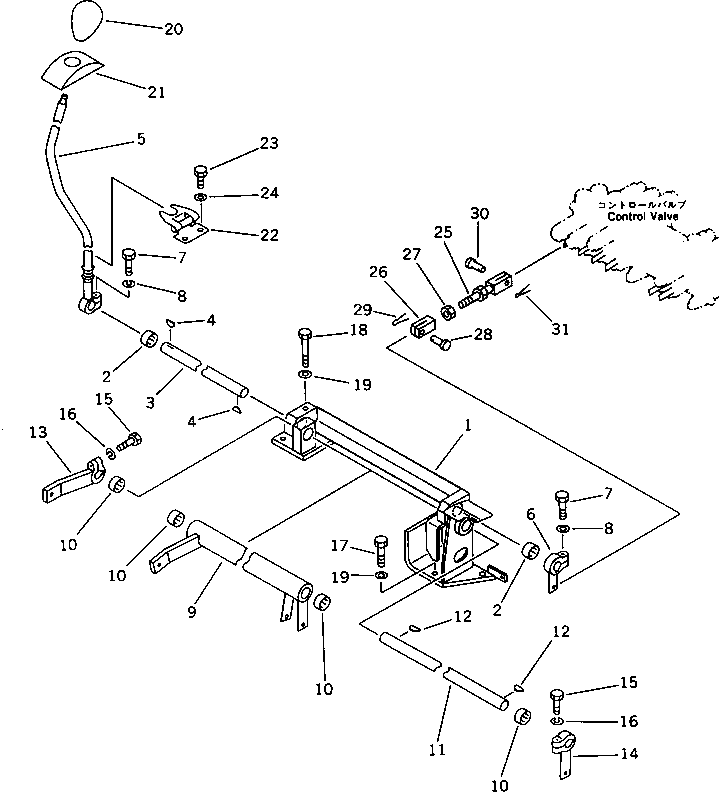 Рычаг 20S-43-31360 Komatsu