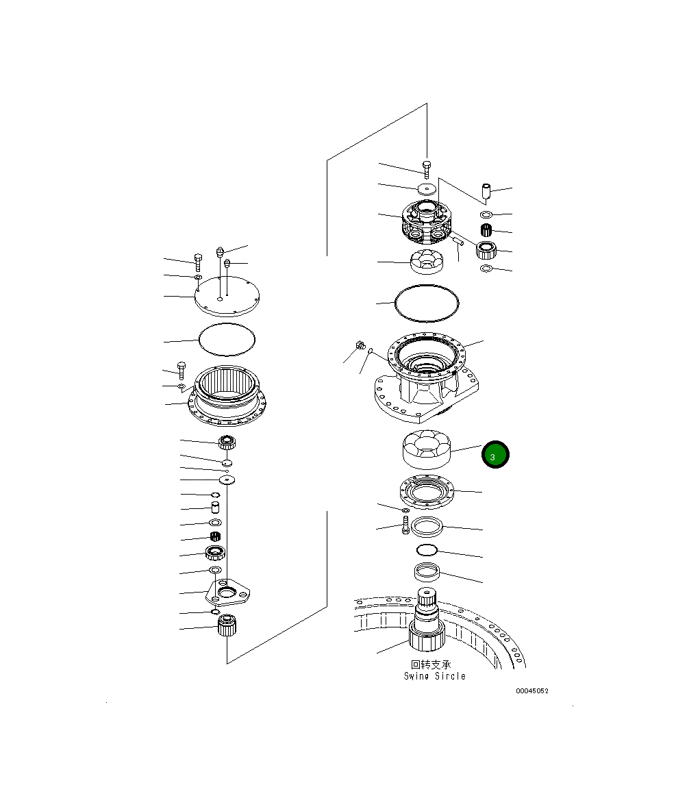 Подшипник 206-26-73160 Komatsu