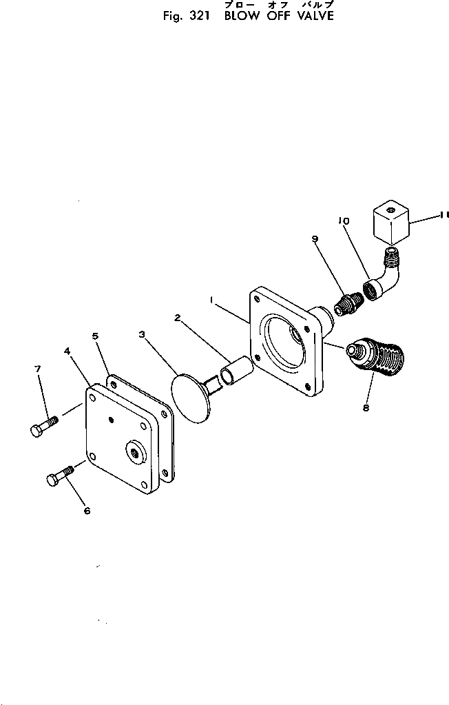 Крышка M710060128000 Komatsu