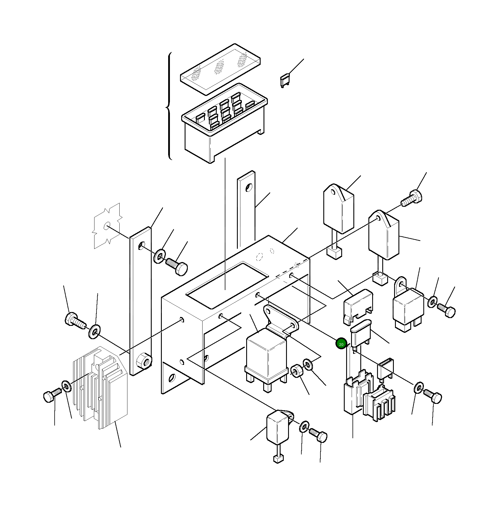 Крышка 885171011 Komatsu