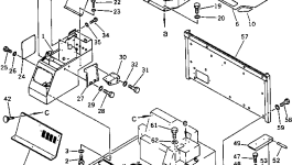 Крышка 424-54-12730  Komatsu