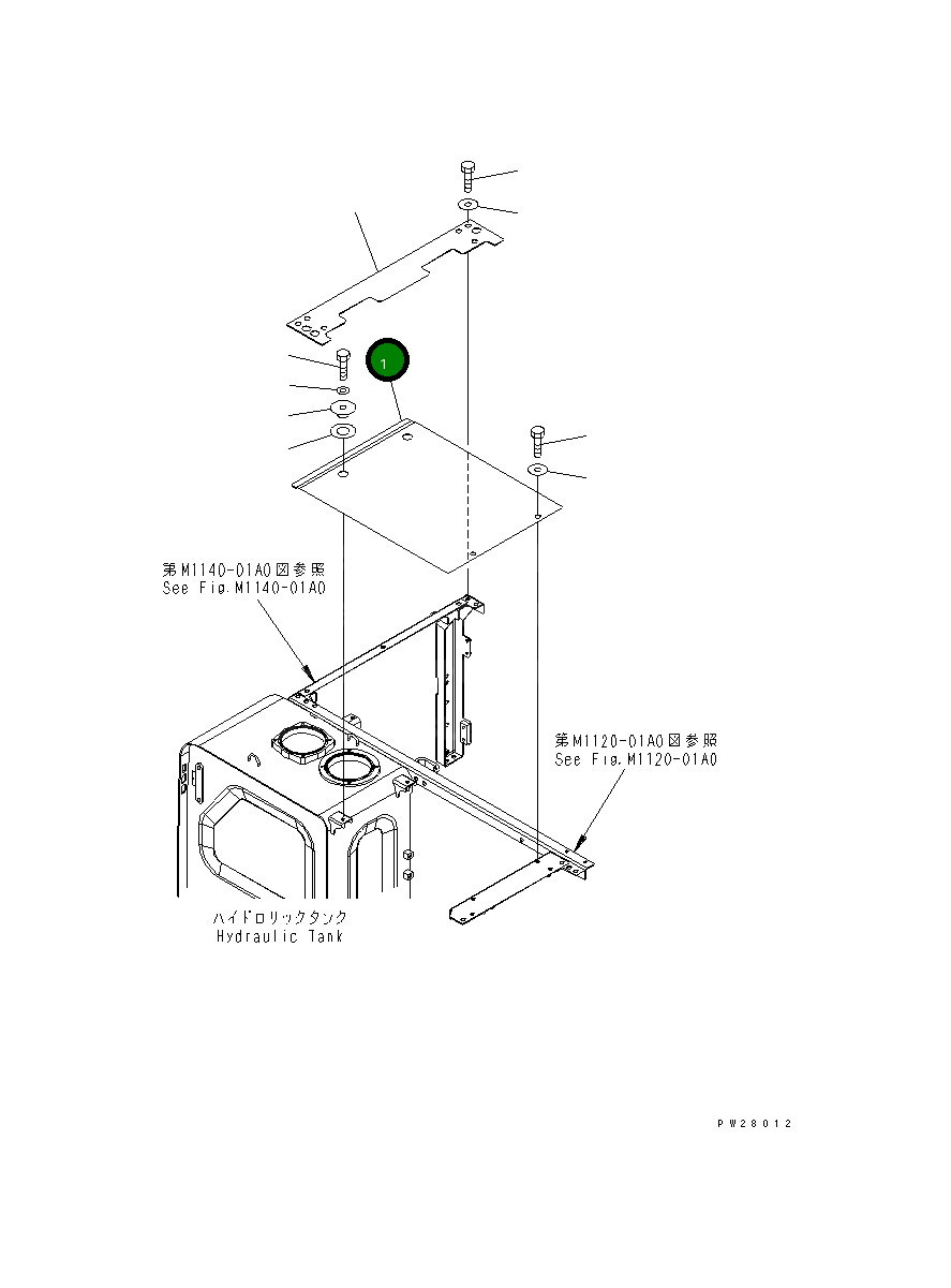 Крышка 8298-54-1881 Komatsu