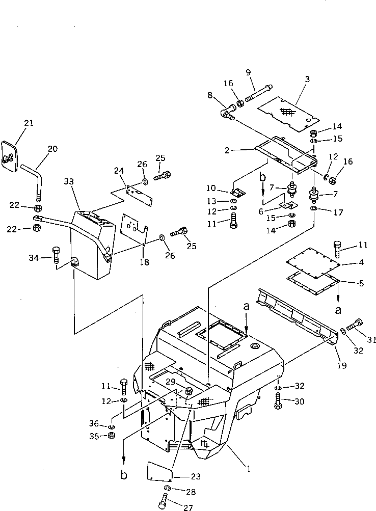 Крышка 258-10-25714 Komatsu