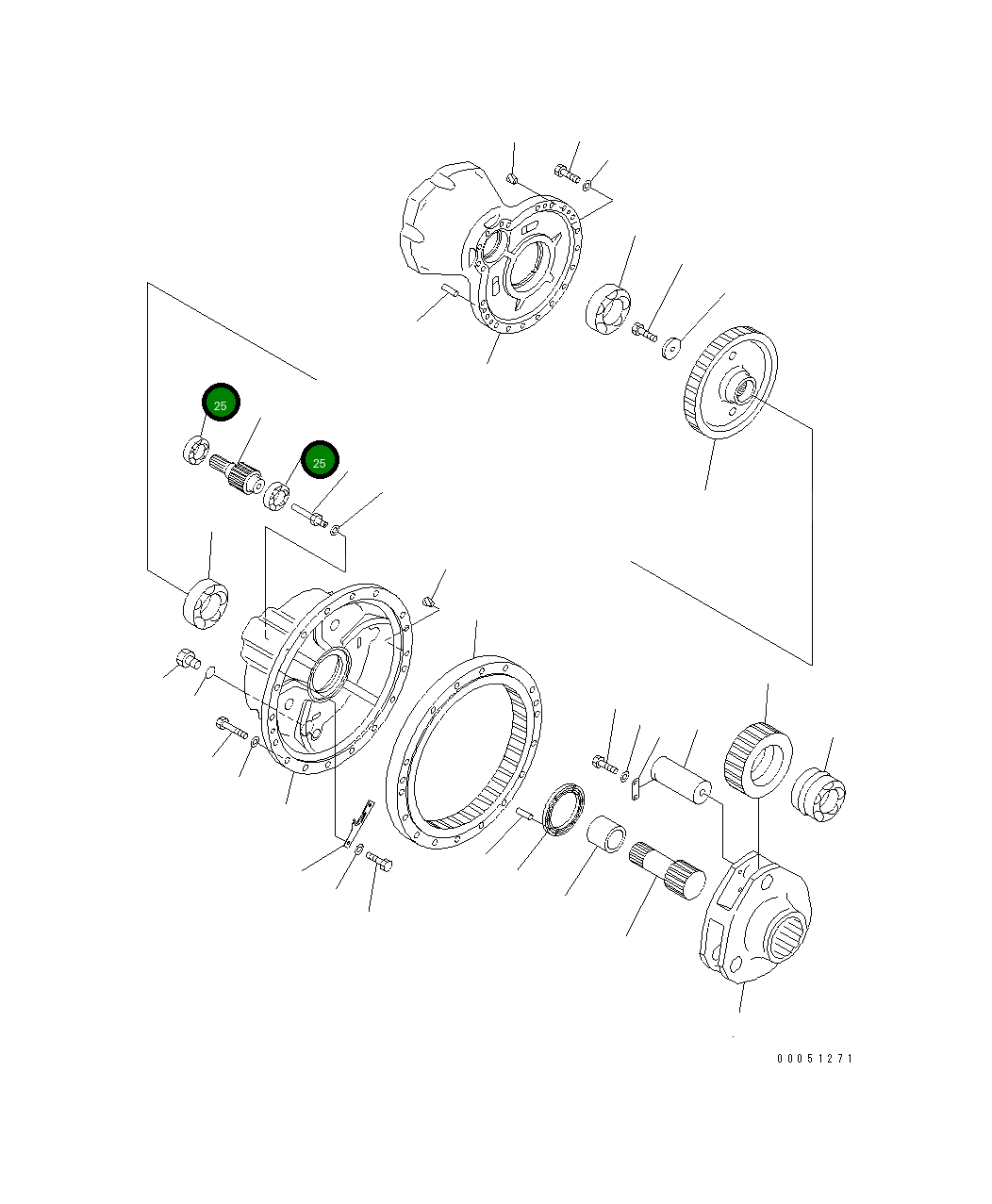 Подшипник 21T-27-72180 Komatsu