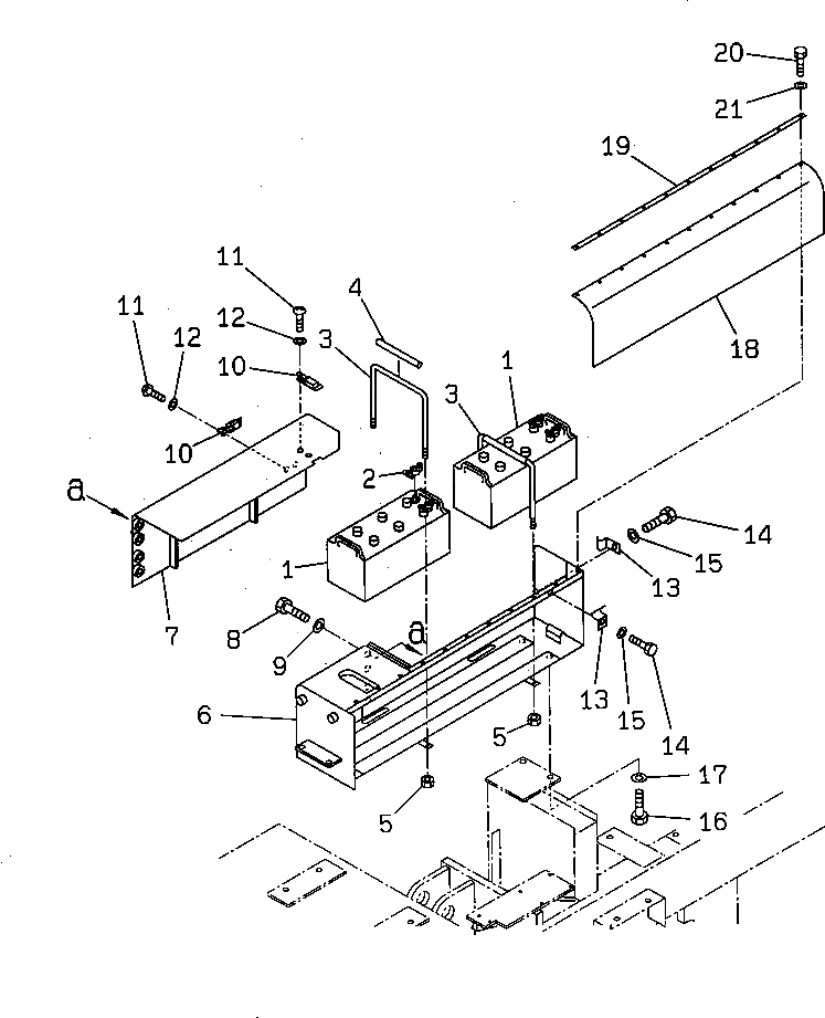 Крышка 262-54-62570 Komatsu