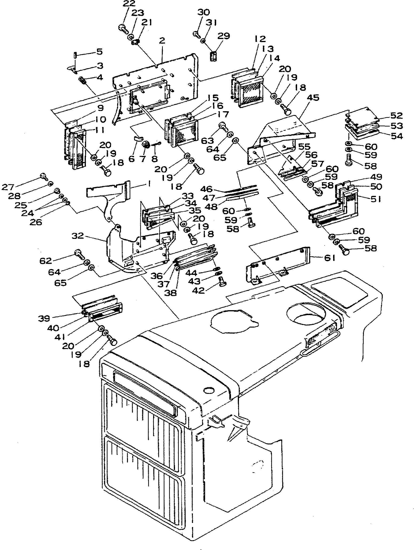 Крышка 195-54-17163 Komatsu