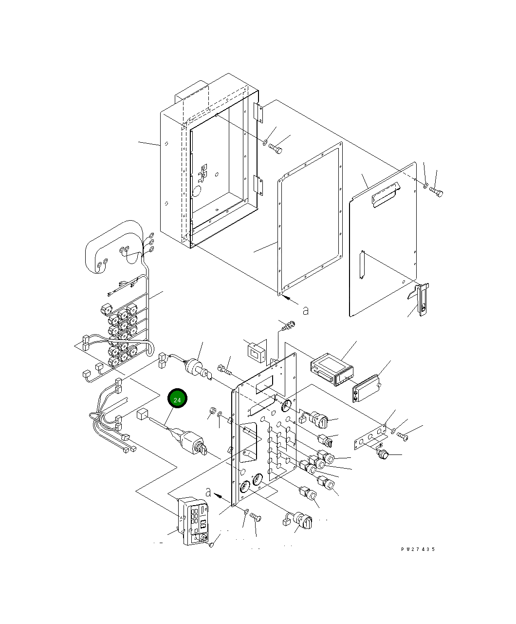 Крышка 8287-06-1490  Komatsu