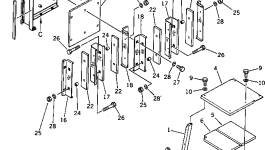 Крышка 201-54-35810 Komatsu