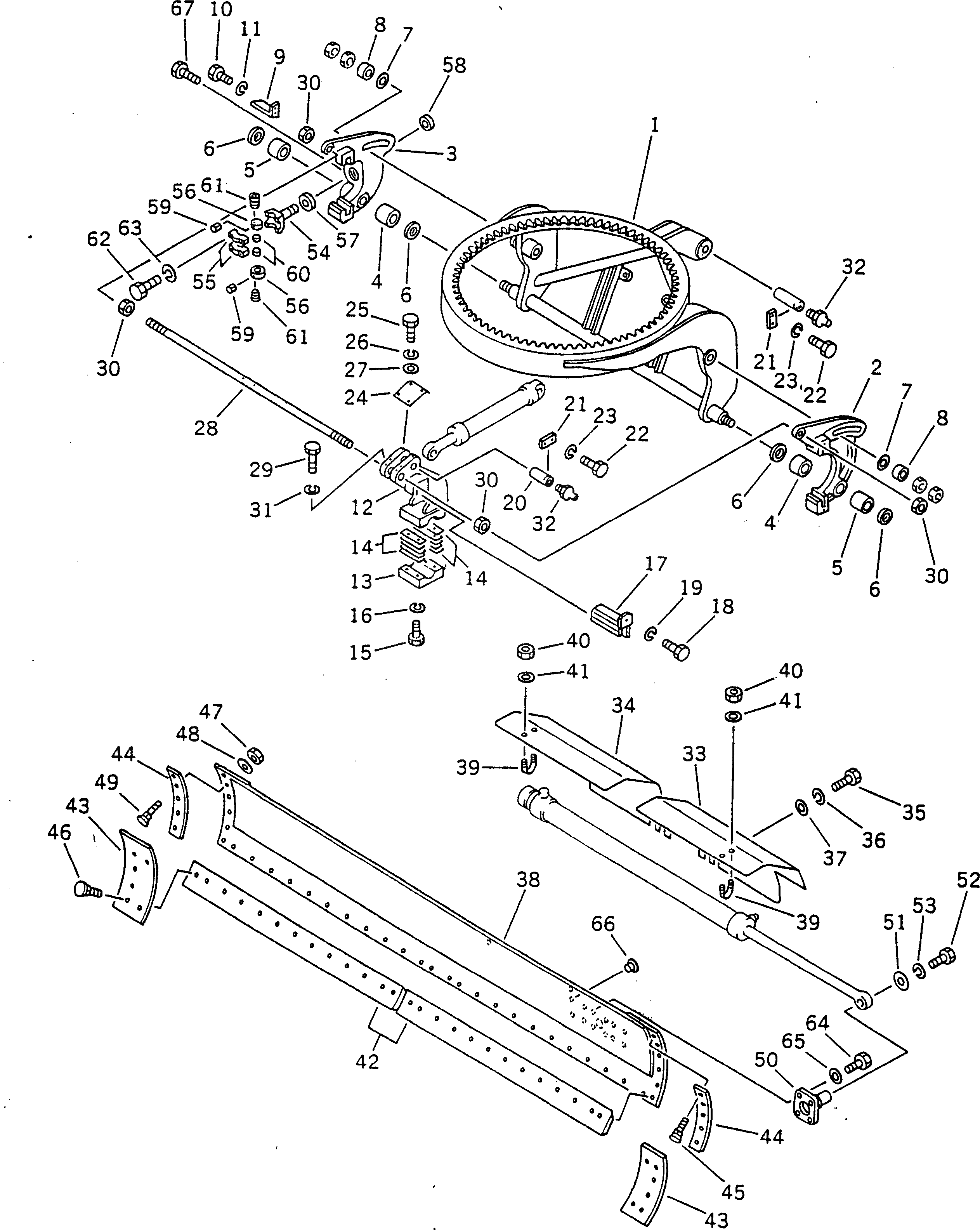 Крышка 232-735-1381 Komatsu