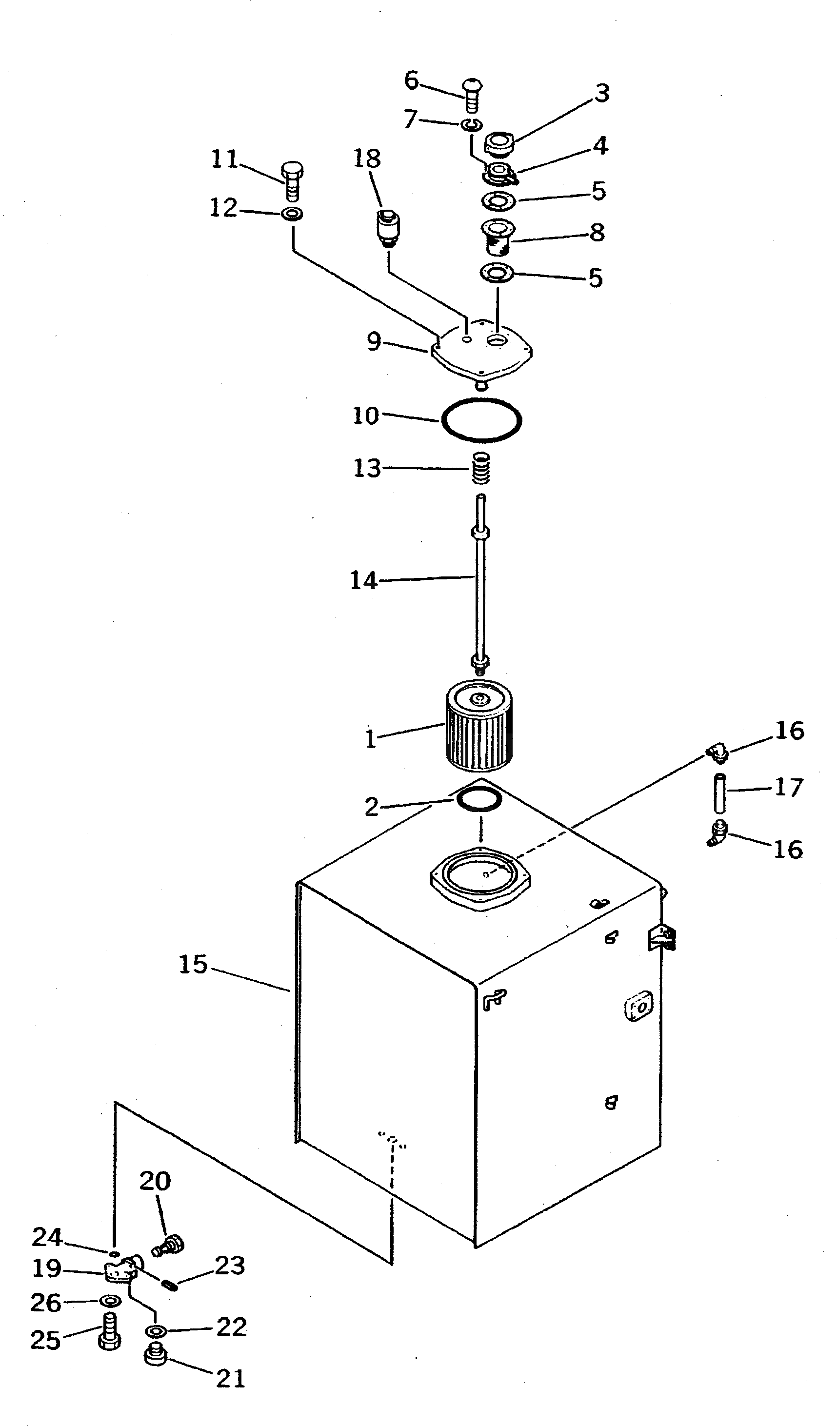 Крышка 209-60-51161 Komatsu