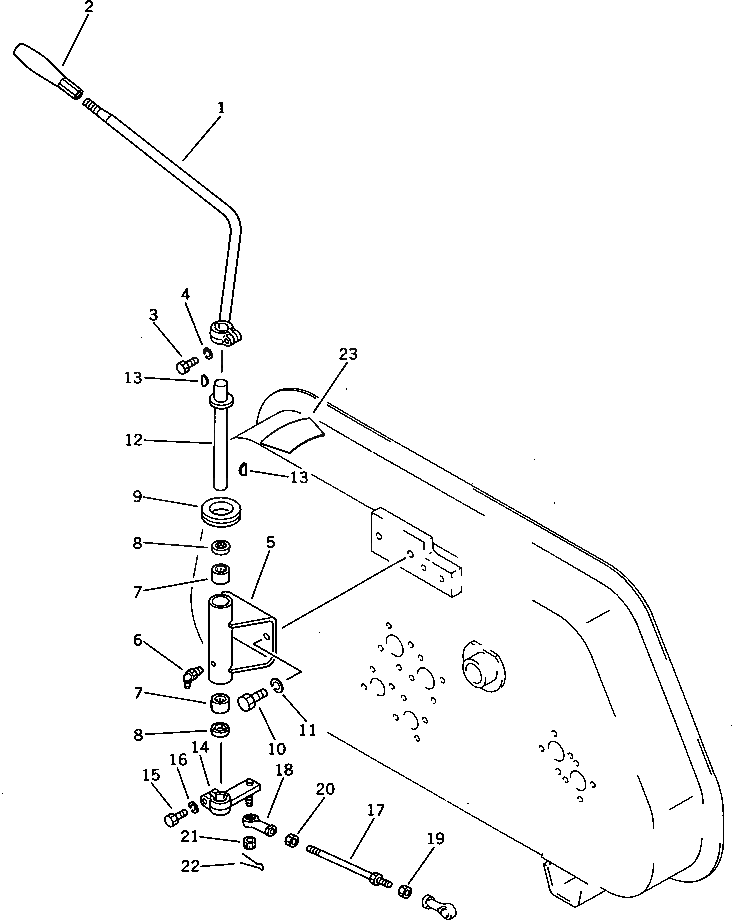Рычаг 144-78-19110 Komatsu
