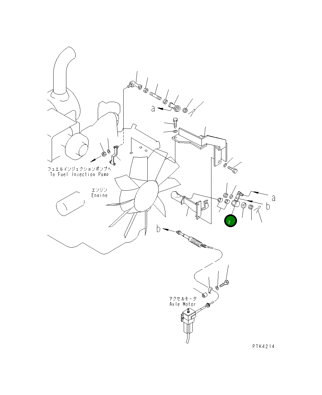 Рычаг 21Y-43-17321 Komatsu