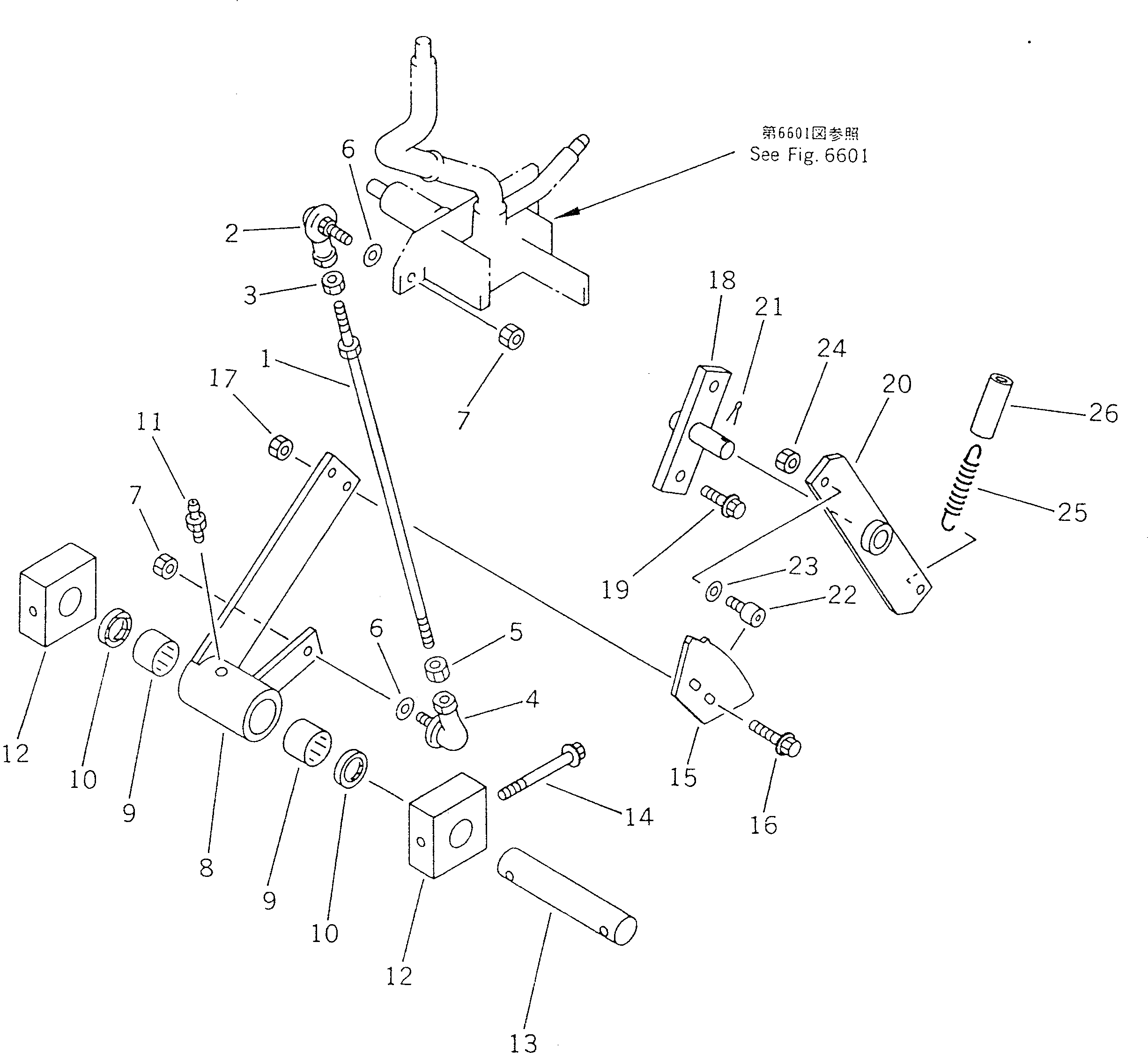 Рычаг 41K-43-18130 Komatsu