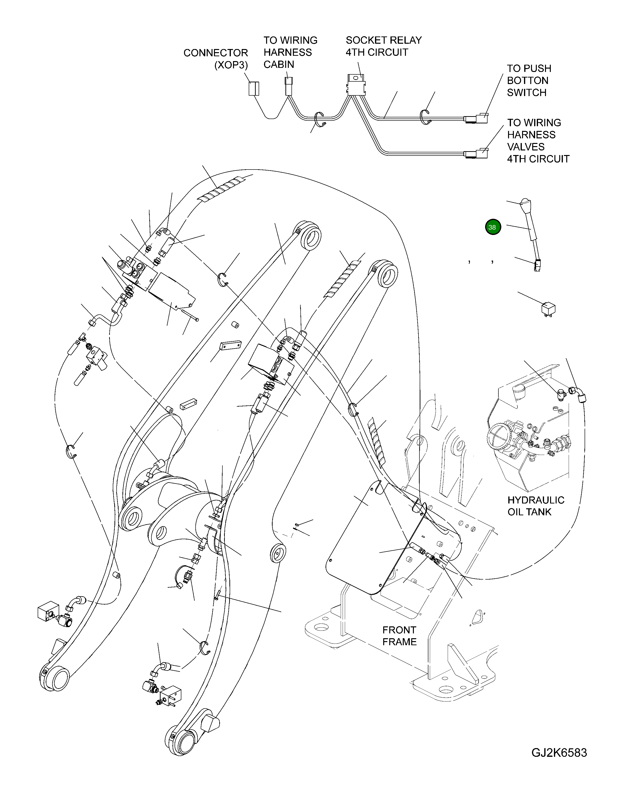 Рычаг 42U-62-39110 Komatsu