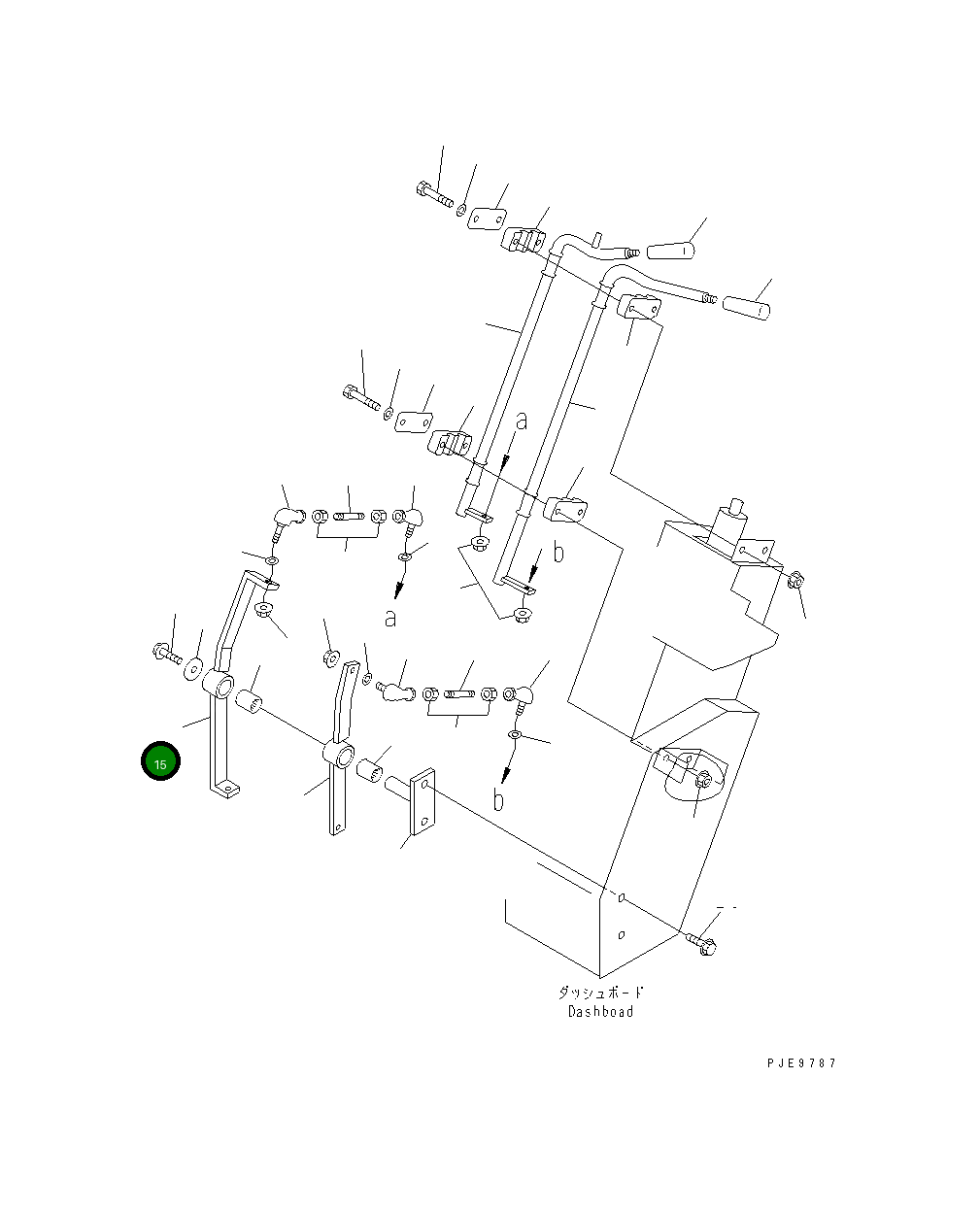 Рычаг 416-43-26130 Komatsu