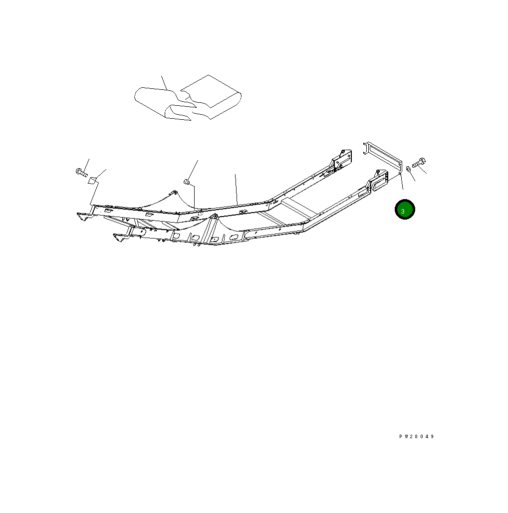 Крышка 8298-75-1170 Komatsu