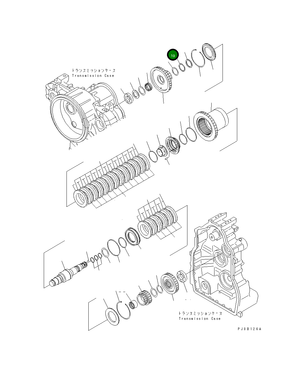 Подшипник 419-15-12640 Komatsu