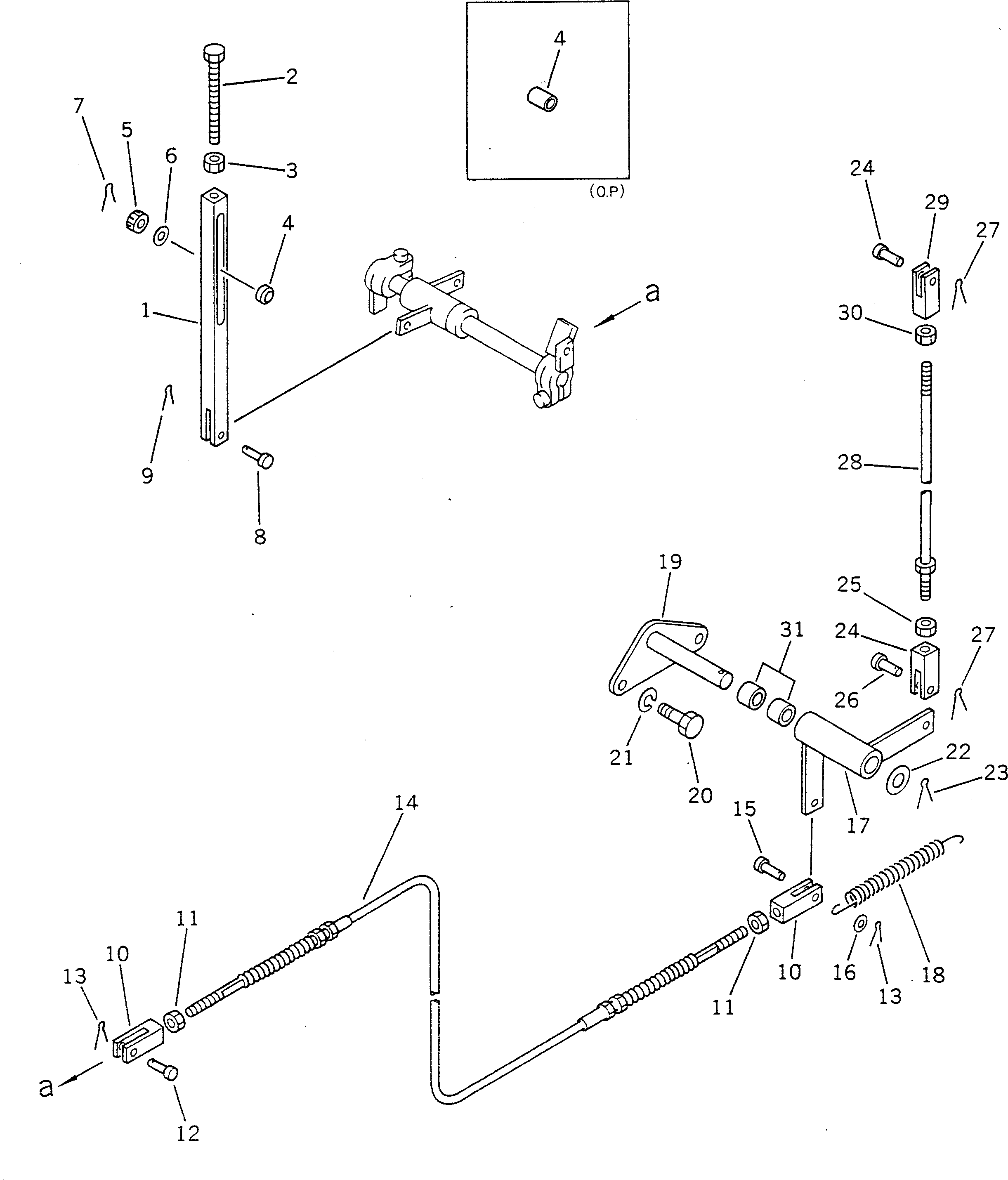 Рычаг 234-43-32110 Komatsu