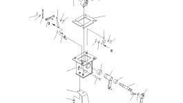 Рычаг 124-960-5511 Komatsu