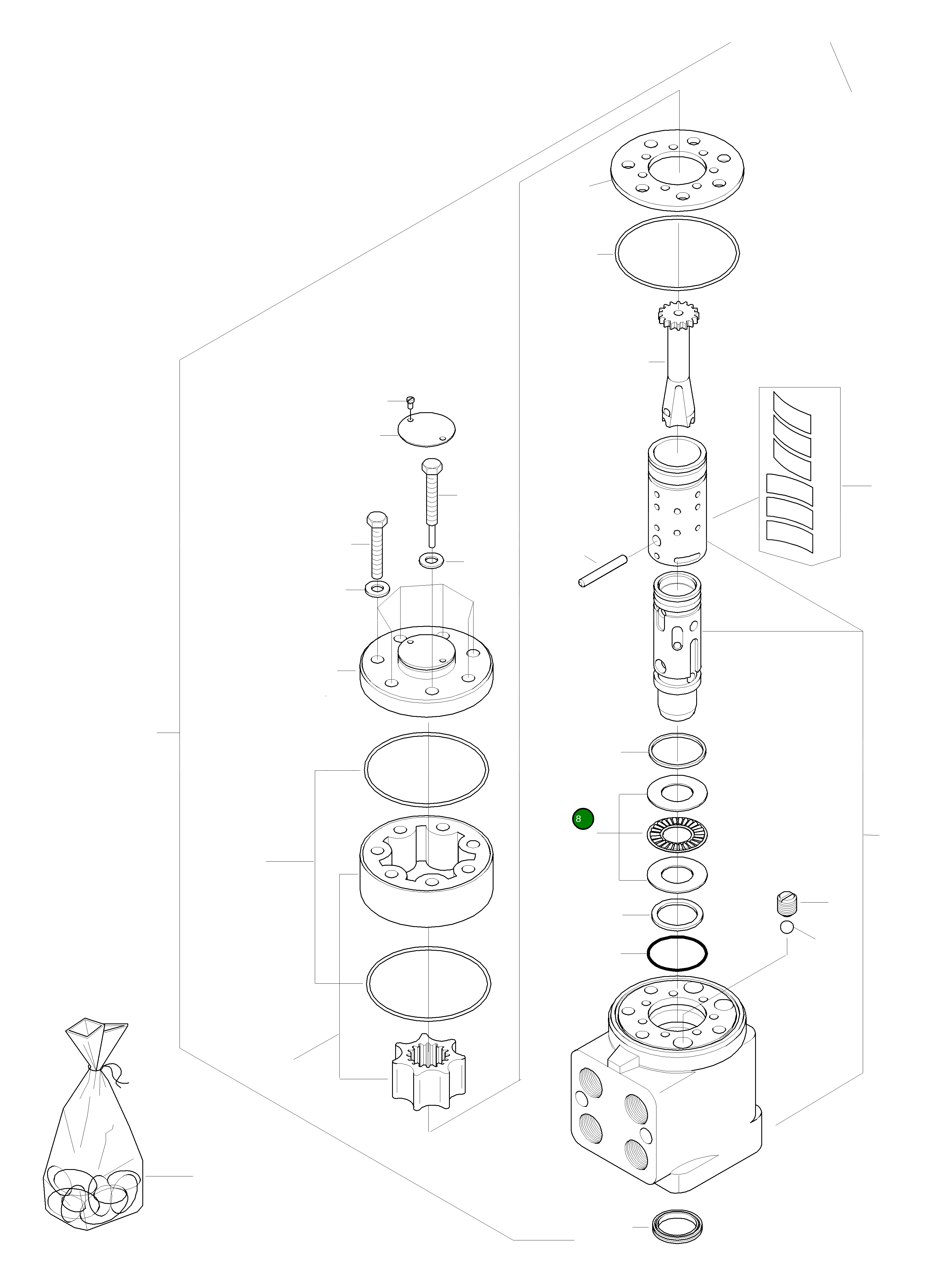 Подшипник 421-64-H0P06 Komatsu